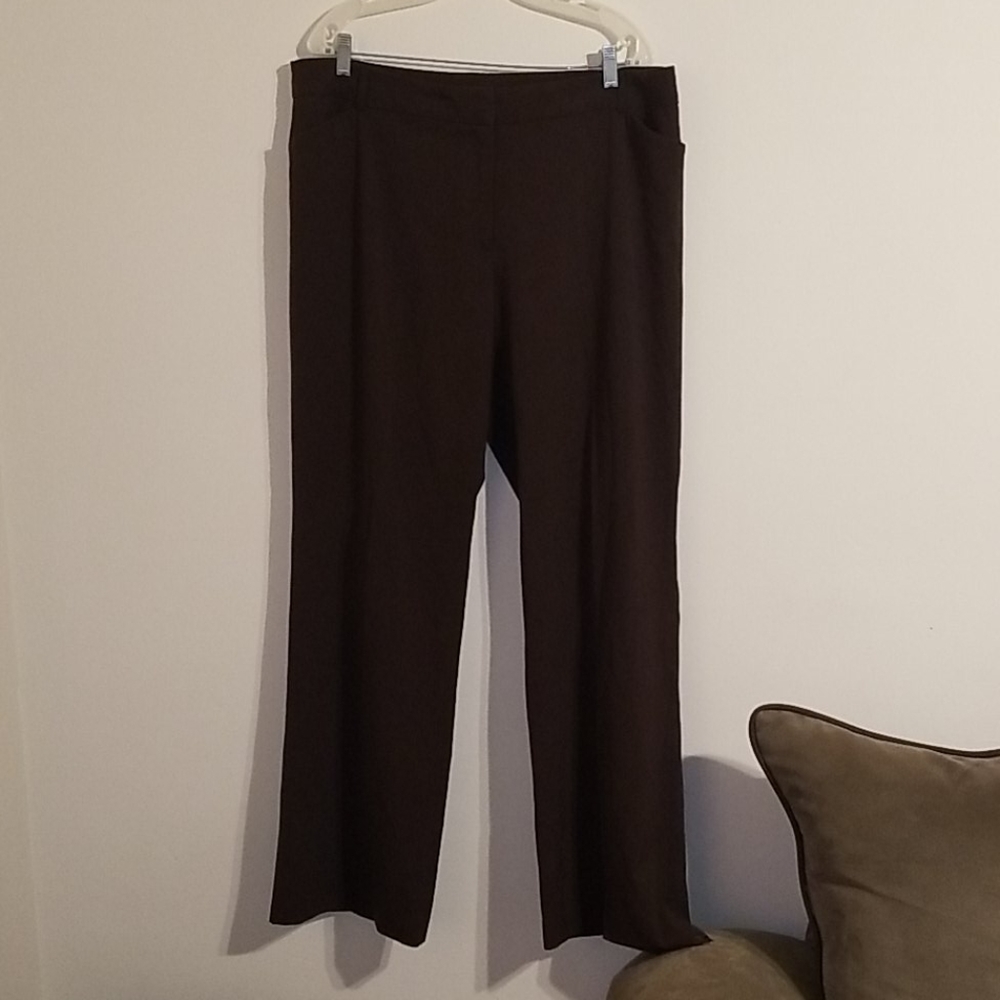 Apostrophe stretch women's brown dress slacks